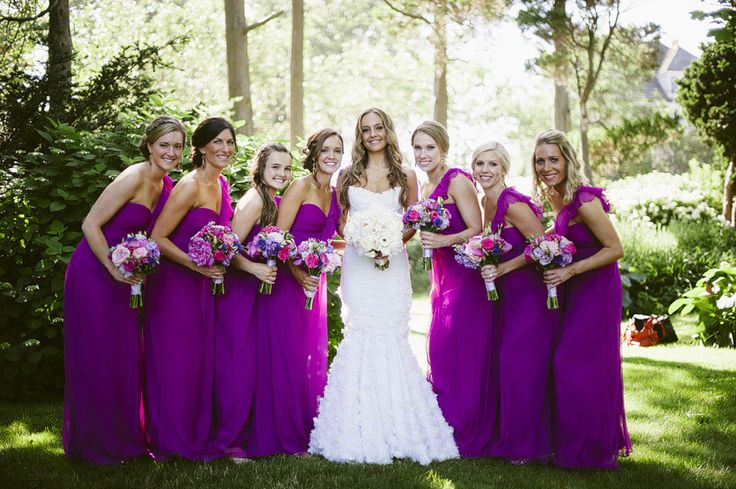 Image result for vestidos damas de honor boda violeta